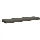 vidaXL Bankkussen SOEST 100% Polyester Grijs 150 x 40 x 8 cm