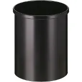Huismerk Papierbak Zwart 15L
