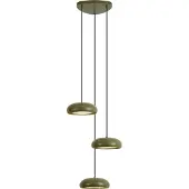 QAZQA Retro Groene Hanglamp met Metalen Kap 6-Lichts - Macaron