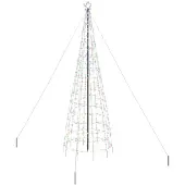 vidaXL LED kerstboom met 800 LED Multikleur 400 cm IJzer