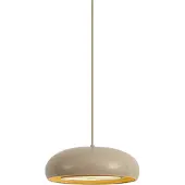 QAZQA Retro hanglamp taupe met metalen kap 2-lichts - Macaron