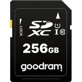 Goodram S1A0, 256 GB, SDXC, Klasse 10, UHS-I, 100 MB/s, 10 MB/s