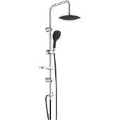 Eisl DUSCHTRAUM hoofddouche set | chroom-zwart - DXLD60088CS