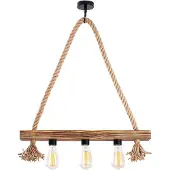 Chic Home Collection Lustro Houten Kroonluchter 60x9cm met IP20