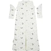 Meyco Baby Slaapzak Winter Moon - afritsbare mouwen - indigo - 70cm - winterslaapzak
