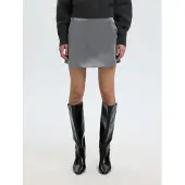 Selected Mini Rok Dames Grijs 40