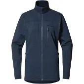 Haglöfs - Women's Rosson Mid Jacket - Fleecevest XL, blauw