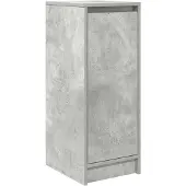 vidaXL Schoenenkast 29,5x34x76 cm bewerkt hout betongrijs