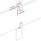 vidaXL Bedframe zonder matras 100x200 cm fluweel donkergroen