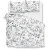 Zohome Zo Home Dekbedovertrek Flanel Eira - white 260x200/220cm