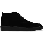 Manfield Zwarte suède desert boots | Maat 40