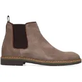 Manfield Taupe suède chelsea boots | Maat 43