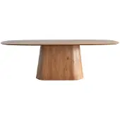 Giga Meubel Eettafel Stijn Bruin Deens Ovaal 200cm