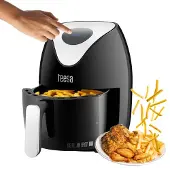 Uni-T Digitale airfryer1,8L zwart zwart Kunststof Heteluchtfriteuse