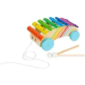 Bigjigs houten trekfiguur - Xylofoon - Muziek speelgoed voor kinderen