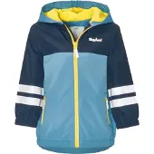 Playshoes Functionele jas marine / azuur / geel / zilvergrijs
