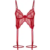 Hunkemoller Korset 'Isabelle' rood