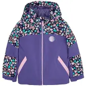Roxy - Kinder ski jassen - Snowy Tale Jacket True Black Frosty Friends voor Unisex - Kindermaat 2 jaar - Roze