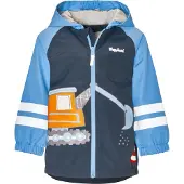 Playshoes Functionele jas 'BAUSTELLE' marine / grijs / donkeroranje / wit