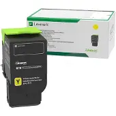 Lexmark 78C2UY0 Toner Geel