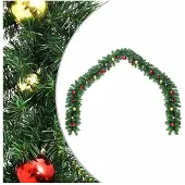 vidaXL Kerstslinger versierd met kerstballen 5 m