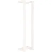 vidaXL Handdoekenrek 23x18x90 cm massief grenenhout wit
