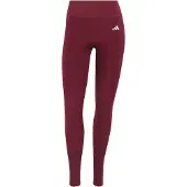 Adidas Sportbroek 'Optimé Essentials' karmijnrood / wit