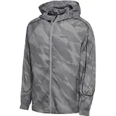 Hummel Sportjas 'AOP' grijs / zwart