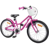 vidaXL Kinderfiets 18 Inch voor 5-7 jaar oud Donkerroze