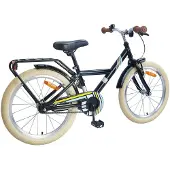 vidaXL Kinderfiets, 18 inch, geschikt voor kinderen van 5-7 jaar, zwart