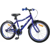 vidaXL Kinderfiets, 18 inch, geschikt voor kinderen van 5-7 jaar, donkerblauw