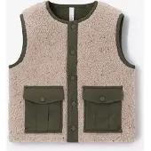 Sissy-Boy Lichtbruin Teddy Gilet | Maat: 146-152