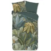 Muller Textil Descanso Dekbedovertrek "Piemonte" - Blauw - (140x220 cm) - 100% Katoen