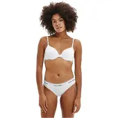Calvin Klein Lichtgewicht, moderne slipjes van katoenmix voor dames (Wit)