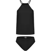 Slazenger Tankini-set met logo voor dames (Zwart)