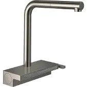 Hansgrohe Keukenkraan AQUNO SELECT M81 DN 15 met m sBox, uittrekbare douchearm, 2 jets en ES-bediening, roestvrijstalen look