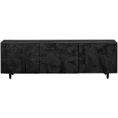 Woood Counter TV-Meubel - Mango - Zwart - 50x160x45