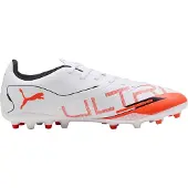 Puma Heren Ultra 5 Play Stevige Grond Voetbalschoenen (Poema Wit)