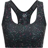 Dare 2b Influential Speckle sportbeha voor dames (Zwart)