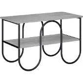 vidaXL TV-meubel 80 x 40 x 50 cm Grijs Sonoma Bewerkt hout