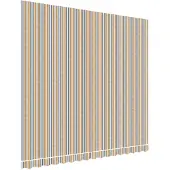 vidaXL Markiesdoek, meerkleurig gestreept, 4x3,5 meter