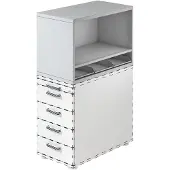 Hjh OFFICE PRO SIGNA SCA1 - Rolcontainer Grijs