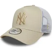 New Era Pet 'NOS LEAGUE ESS EF NEYYAN' lichtbeige / wit