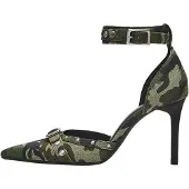 Bershka Pumps olijfgroen / donkergroen / zwart
