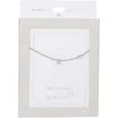 Depesche ketting, "Heart of Gold", zilverkleurig, met de letter R
