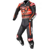 MUGENRACE RC-Max Due Zwart Wit Rood Geperforeerd 2-Delig Motorpak Maat 50