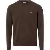 Gant Pullover Lamswol Bruin