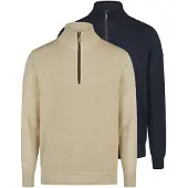 REDMOND Trui 'Basic' beige gemêleerd