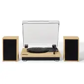 Crosley Brio - Platenspeler met speakers - Naturel