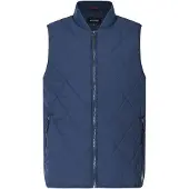 Regatta Heren-bodywarmer van Harvin met ruitjespatroon (Marine)